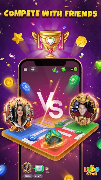 Ludo STAR: Online Dice Game [MOD: безлимитные монеты и автоход] (Бесплатно / APK) — скриншот 2