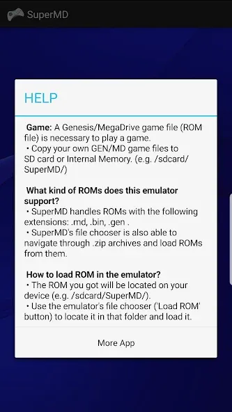 Скачать взлом SuperMD (All in One Emulator] [MOD: все консоли разблокированы без рекламы] — скриншот 2