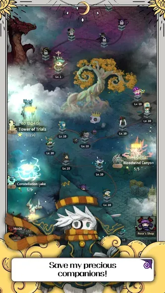 Взломанная Tap Dragon: Little Knight Luna [MOD: безлимитные деньги и урон] на Андроид — скриншот 5