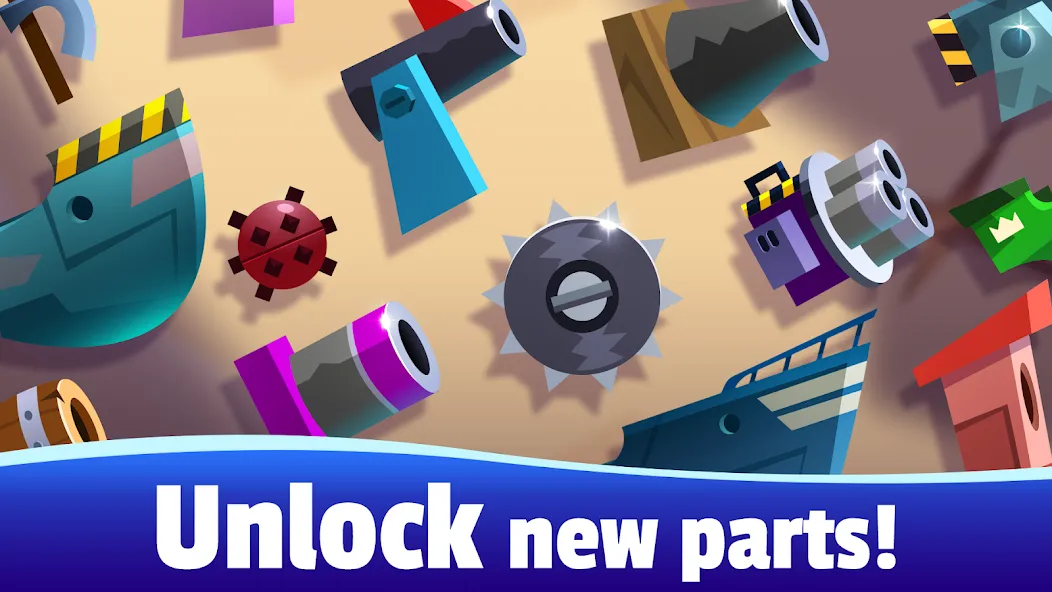 Oceans of Steel [MOD: безлимитные ресурсы и мощное оружие] (Бесплатно / APK) — скриншот 3