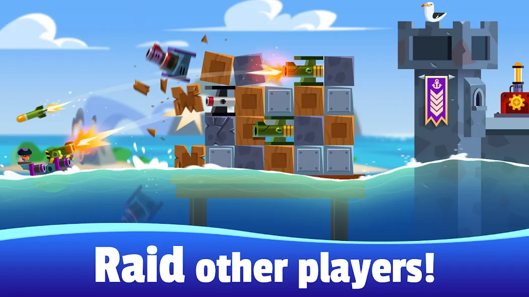 Oceans of Steel [MOD: безлимитные ресурсы и мощное оружие] (Бесплатно / APK) — скриншот 4