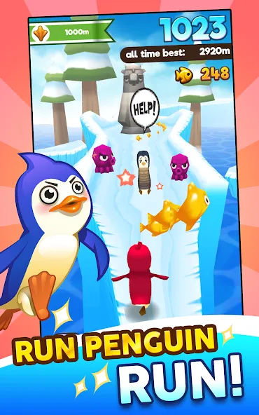 Super Penguins [MOD: безлимитные монеты и жизни] на Андроид — скриншот 2