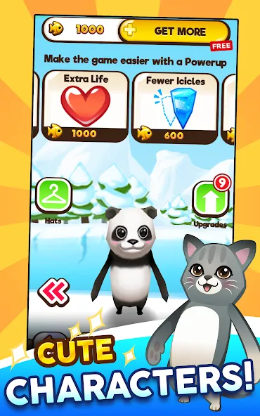 Super Penguins [MOD: безлимитные монеты и жизни] на Андроид — скриншот 3
