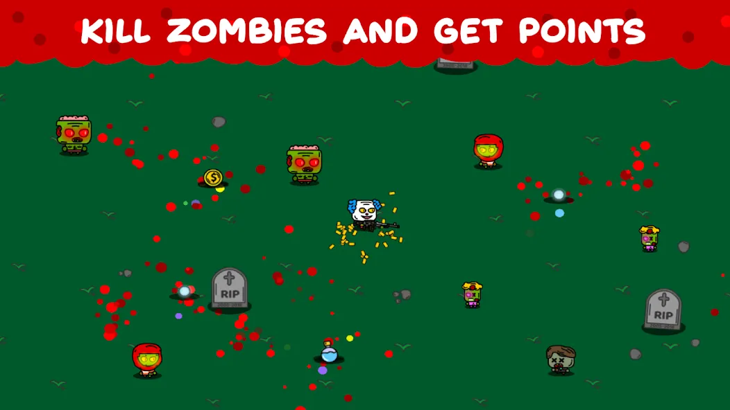 Взломанная Zombie Loop - Shooter survival [MOD: безлимитные патроны и здоровье] на Андроид — скриншот 1
