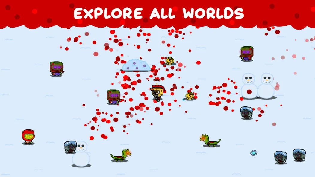 Взломанная Zombie Loop - Shooter survival [MOD: безлимитные патроны и здоровье] на Андроид — скриншот 2