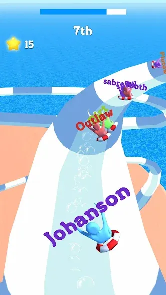 Waterpark Super Slide [MOD: безлимитные деньги и все горки открыты] последняя версия — скриншот 2