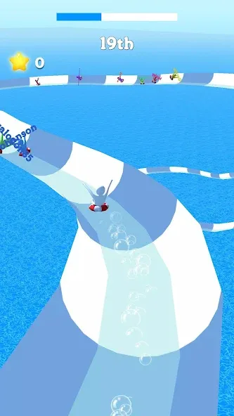 Waterpark Super Slide [MOD: безлимитные деньги и все горки открыты] последняя версия — скриншот 4