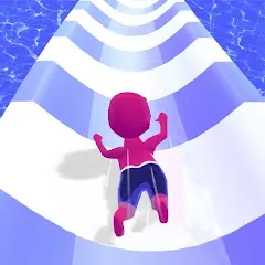 Waterpark Super Slide [MOD: безлимитные деньги и все горки открыты] последняя версия