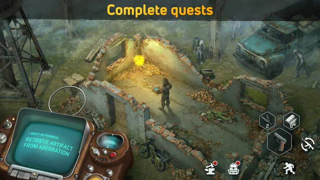 Dawn of Zombies: Survival Game [MOD: безлимитные ресурсы и оружие] (Бесплатно / APK) — скриншот 5