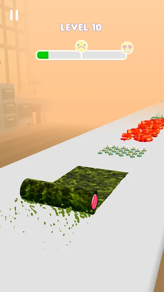 Sushi Roll 3D - Cooking ASMR [MOD: безлимитные деньги и все рецепты] (Бесплатно / APK) — скриншот 1