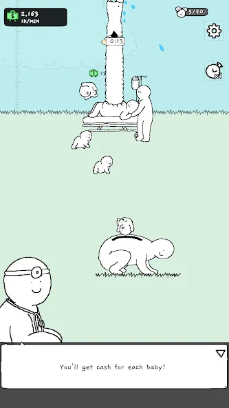 Скачать Tingus Goose - Weird Idle Game [MOD: безлимитные ресурсы и награды] на телефон — скриншот 5