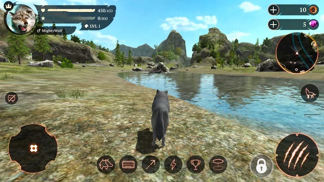 The Wolf [MOD: бесконечные ресурсы и улучшения] — Скачать бесплатно (APK) — скриншот 1
