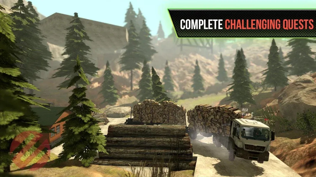Truck Simulator OffRoad 4 [MOD: безлимитные деньги и топливо] — Скачать бесплатно (APK) — скриншот 4