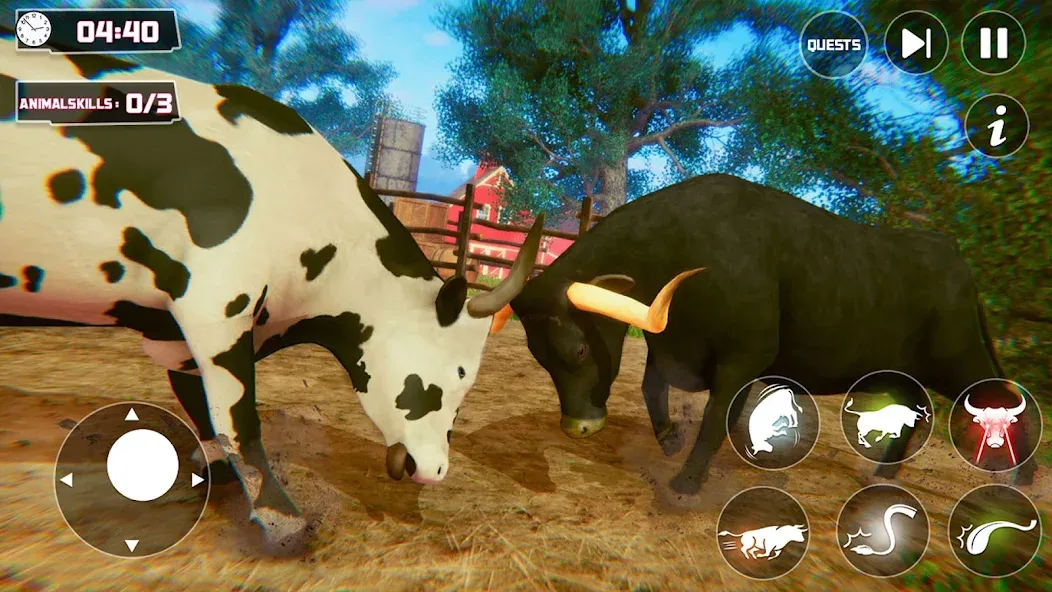 Скачать Scary Cow Simulator Rampage [MOD: безлимитные деньги и яростный режим] — скриншот 4