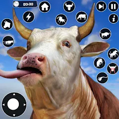 Скачать Scary Cow Simulator Rampage [MOD: безлимитные деньги и яростный режим]