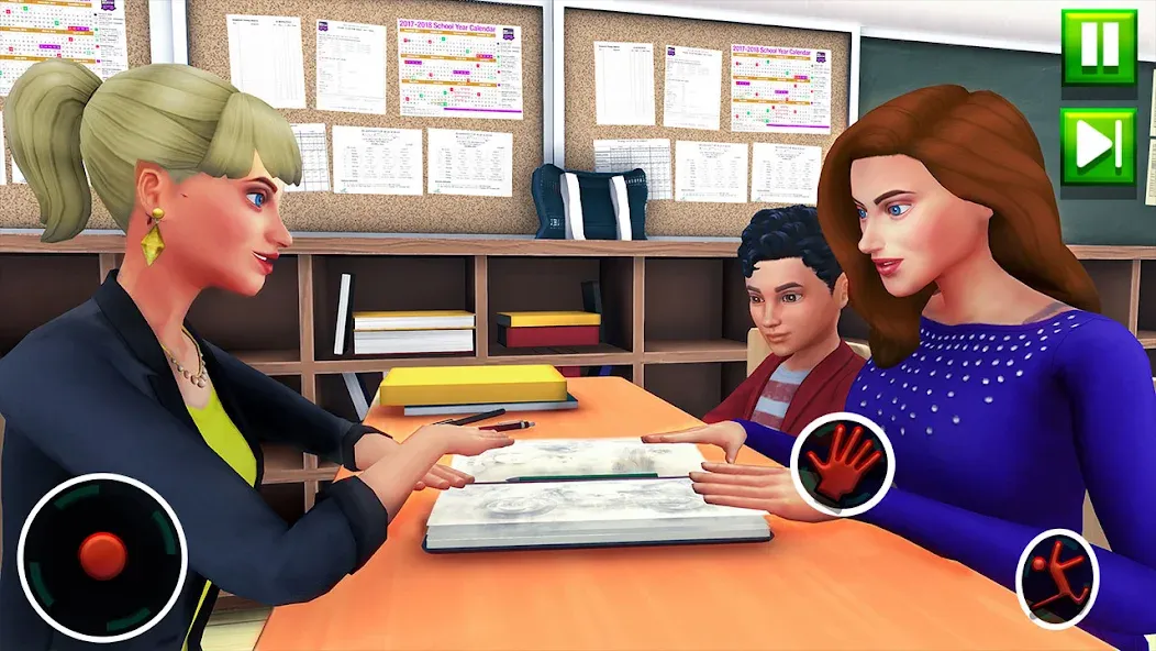 High School Teacher Sim Games [MOD: безлимитные деньги и всё открыто] на Андроид — скриншот 3