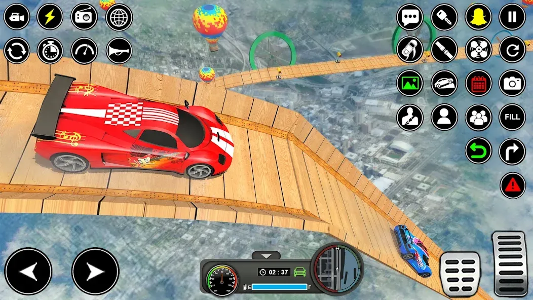 Скачать Crazy Ramp Car Stunt Master 3D [MOD: безлимитные деньги и все машины открыты] — скриншот 5