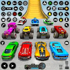 Скачать Crazy Ramp Car Stunt Master 3D [MOD: безлимитные деньги и все машины открыты]