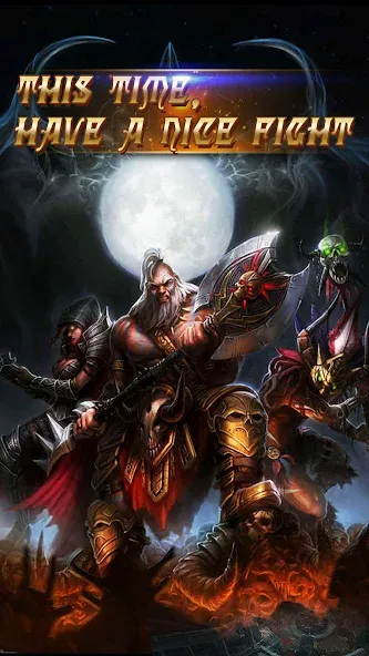 Dark God of War：Idle AFK RPG [MOD: безлимитные ресурсы и алмазы] — Скачать бесплатно (APK) — скриншот 1