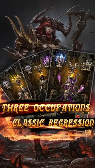 Dark God of War：Idle AFK RPG [MOD: безлимитные ресурсы и алмазы] — Скачать бесплатно (APK) — скриншот 2