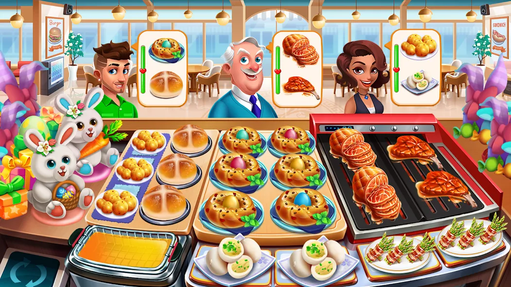 Скачать взлом Cooking Seaside - Beach Food [MOD: много монет и все уровни открыты] — скриншот 3
