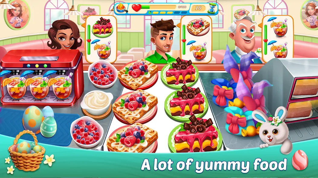 Скачать взлом Cooking Seaside - Beach Food [MOD: много монет и все уровни открыты] — скриншот 4