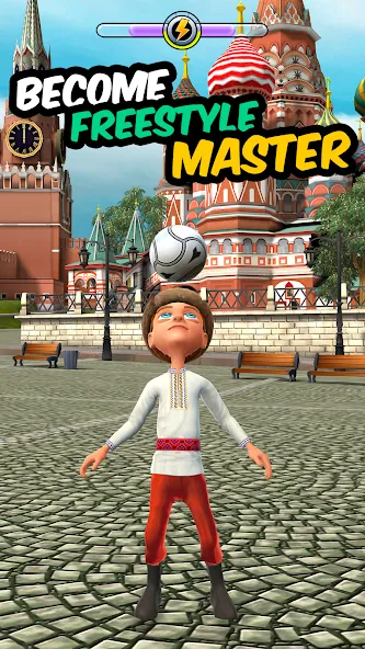 Kickerinho World [MOD: безлимитные монеты и все персонажи] (Бесплатно / APK) — скриншот 1