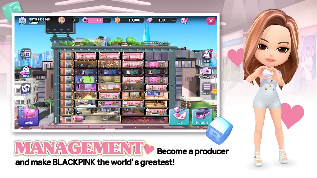 BLACKPINK THE GAME [MOD: безлимитные ресурсы и премиум-уровни] — Скачать бесплатно (APK) — скриншот 3