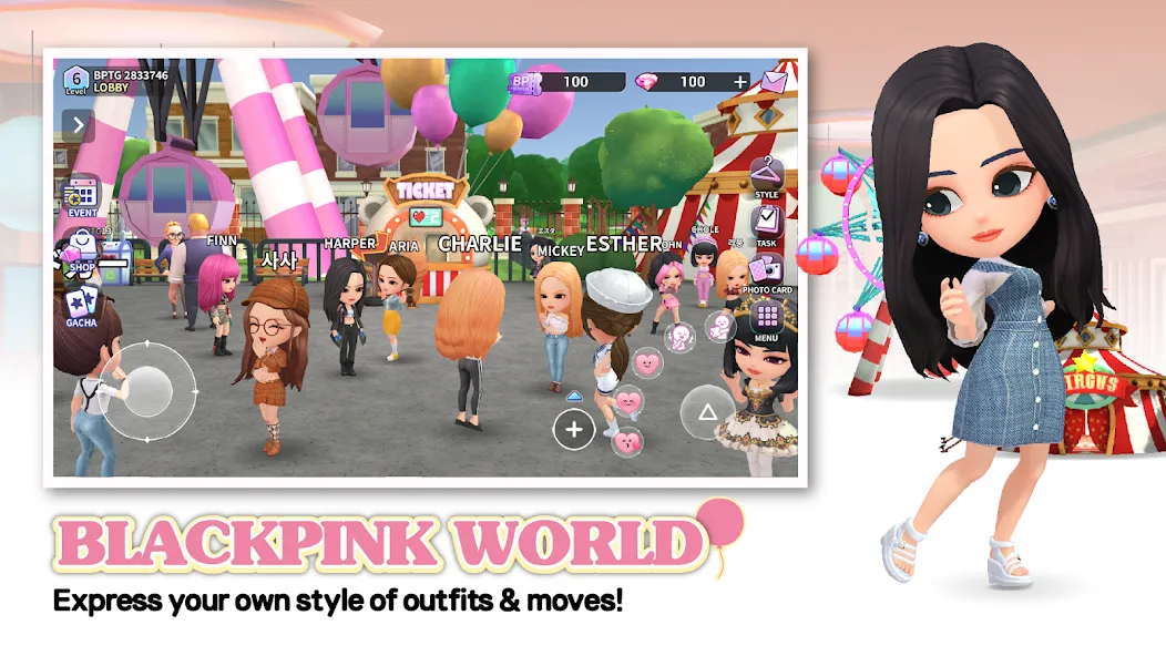 BLACKPINK THE GAME [MOD: безлимитные ресурсы и премиум-уровни] — Скачать бесплатно (APK) — скриншот 5