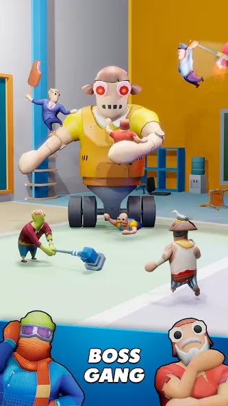 Gang Battle Party: Animals 3D [MOD: безлимитные деньги и персонажи] (Бесплатно / APK) — скриншот 3