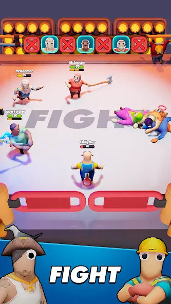 Gang Battle Party: Animals 3D [MOD: безлимитные деньги и персонажи] (Бесплатно / APK) — скриншот 4