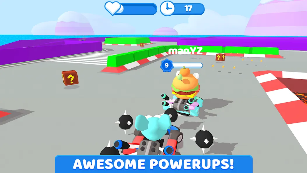 SmashKarts.io [MOD: безлимитные монеты и турбоускорение] последняя версия — скриншот 2