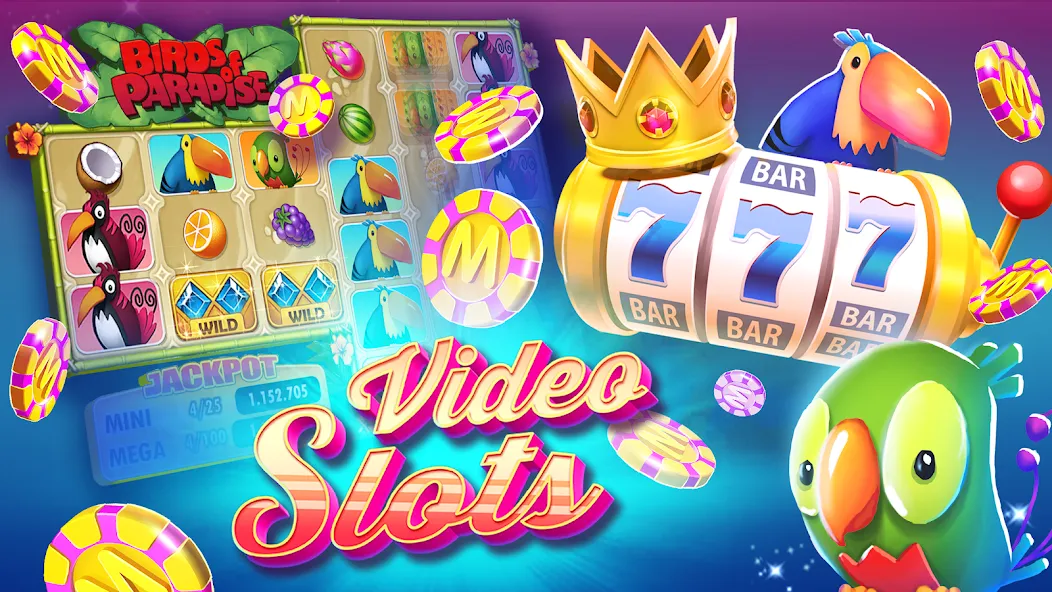 MundiGames: Bingo Slots Casino [MOD: безлимитные монеты и бесплатные вращения] на Андроид — скриншот 3