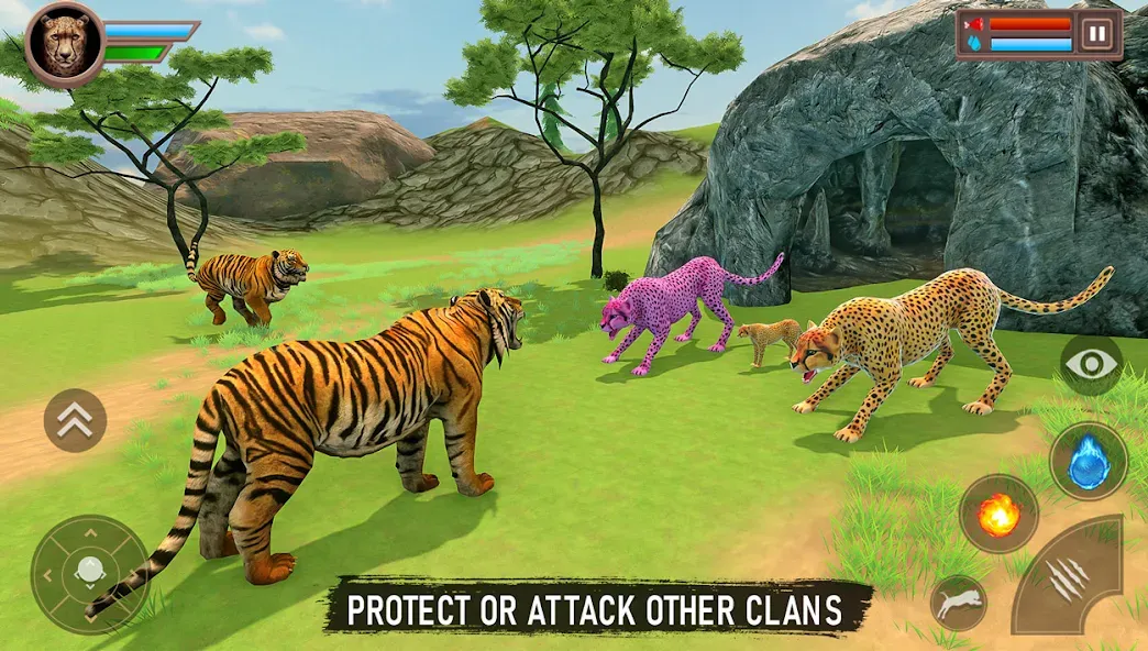 Savanna Safari: Land of Beasts [MOD: безлимитные деньги и открыты все животные] — Скачать бесплатно (APK) — скриншот 2