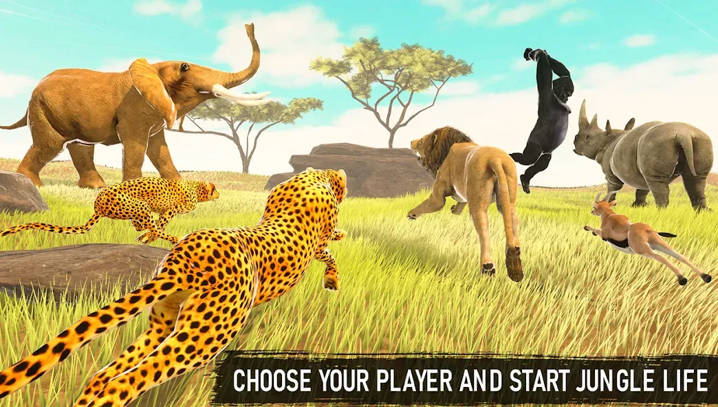 Savanna Safari: Land of Beasts [MOD: безлимитные деньги и открыты все животные] — Скачать бесплатно (APK) — скриншот 3