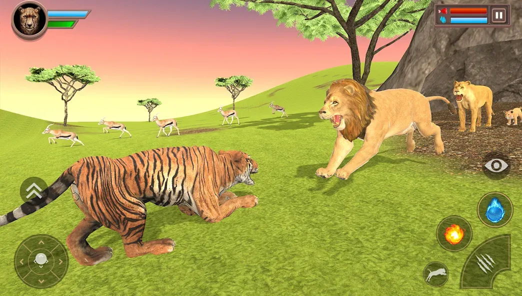 Savanna Safari: Land of Beasts [MOD: безлимитные деньги и открыты все животные] — Скачать бесплатно (APK) — скриншот 4
