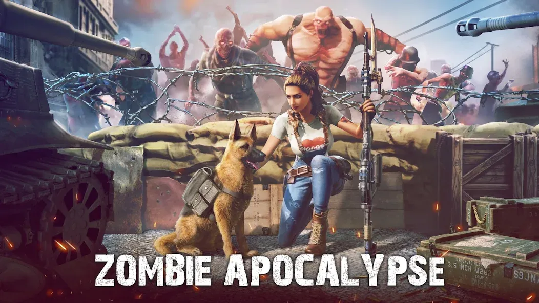 Скачать Dead Empire: Zombie War [MOD: много денег и ресурсов] — скриншот 2