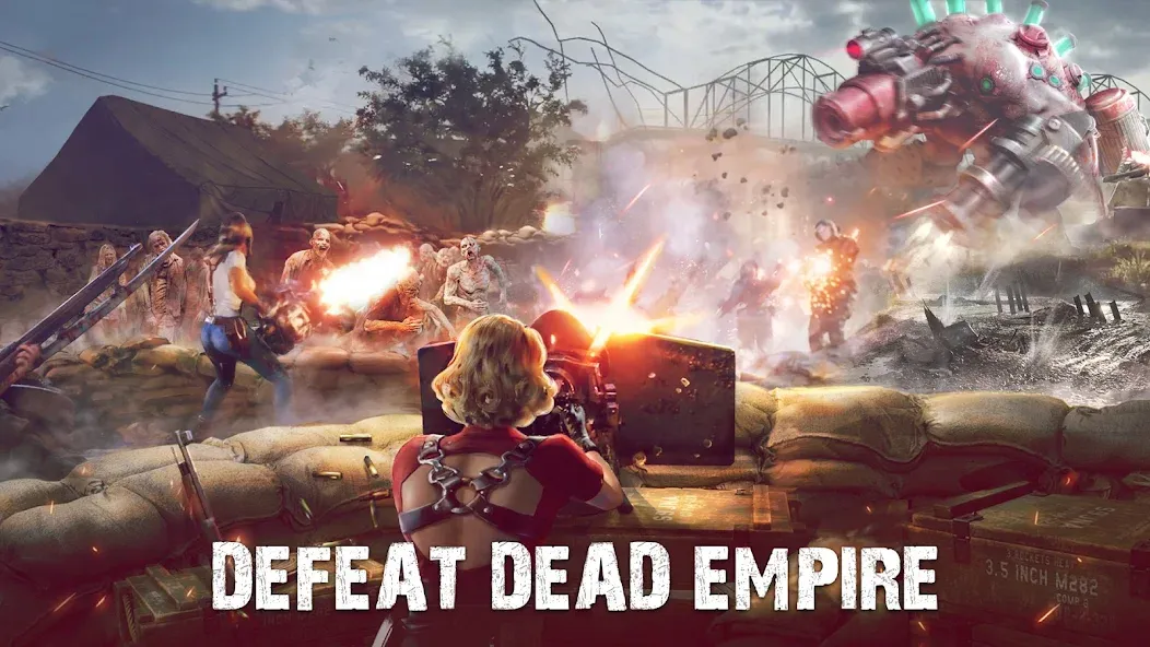 Скачать Dead Empire: Zombie War [MOD: много денег и ресурсов] — скриншот 5