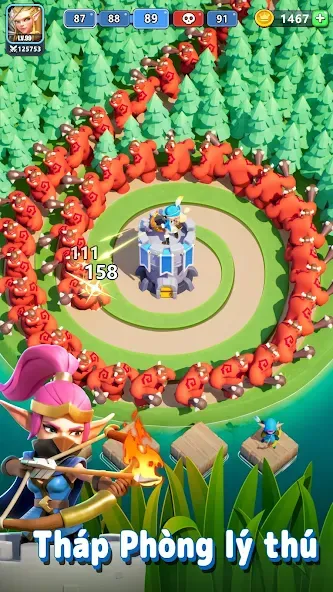 Kingdom Guard: Survival [MOD: безлимитные ресурсы и мощные герои] (Бесплатно / APK) — скриншот 3