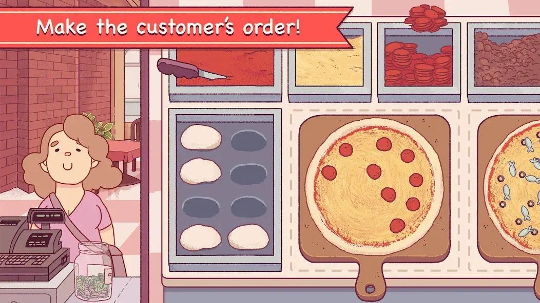 Good Pizza, Great Pizza [MOD: безлимитные деньги и ресурсы] — Скачать бесплатно (APK) — скриншот 2
