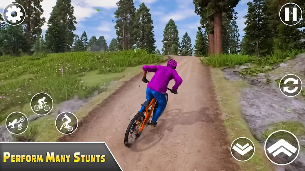 Скачать взлом BMX Bicycle Games Offroad Bike [MOD: безлимитные деньги и топовый байк] — скриншот 4
