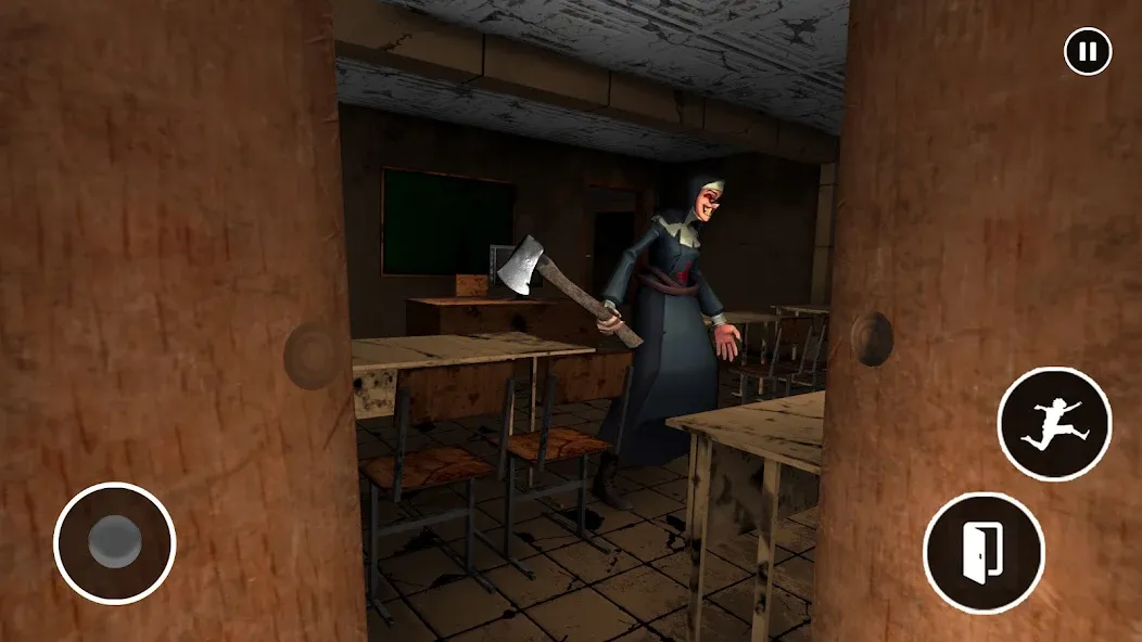 Взломанная Scary Nun Horror School Escape [MOD: безлимитные деньги и открыты все уровни] на Андроид — скриншот 5