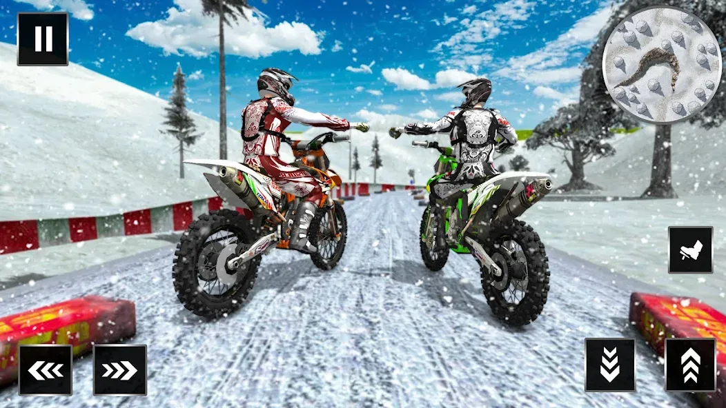 Скачать Motocross Dirt Bike Champions [MOD: безлимитные деньги и все мотоциклы] на телефон — скриншот 2