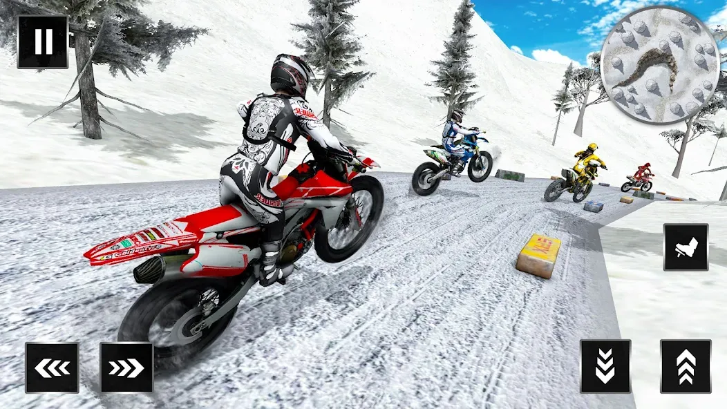 Скачать Motocross Dirt Bike Champions [MOD: безлимитные деньги и все мотоциклы] на телефон — скриншот 3