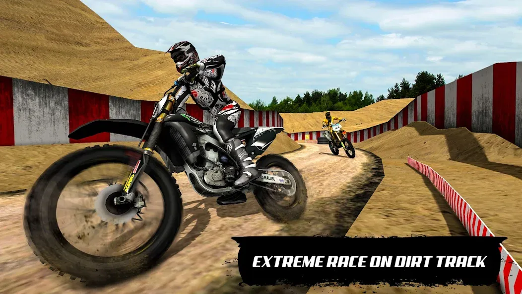 Скачать Motocross Dirt Bike Champions [MOD: безлимитные деньги и все мотоциклы] на телефон — скриншот 4