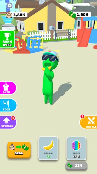 Eating Hero: Clicker Food Game [MOD: безлимитные монеты и ускоренная прокачка] последняя версия — скриншот 1