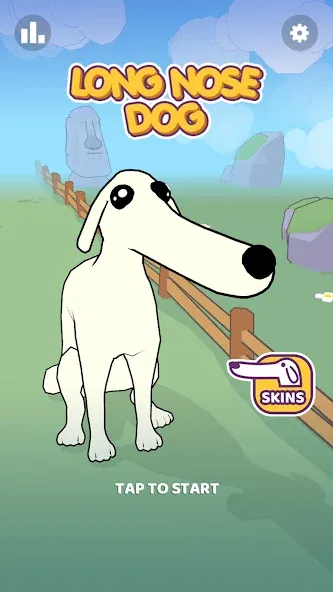 Long Nose Dog [MOD: длинный нос без ограничений] (Бесплатно / APK) — скриншот 1