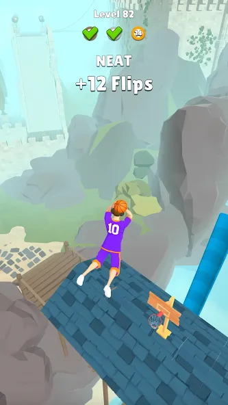 Скачать Hoop World: Flip Dunk Game 3D [MOD: безлимитные деньги и все уровни открыты] на телефон — скриншот 5