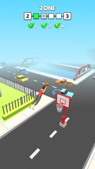 Flip Dunk [MOD: безлимитные деньги и открыты все уровни] последняя версия — скриншот 1