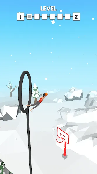 Flip Dunk [MOD: безлимитные деньги и открыты все уровни] последняя версия — скриншот 5